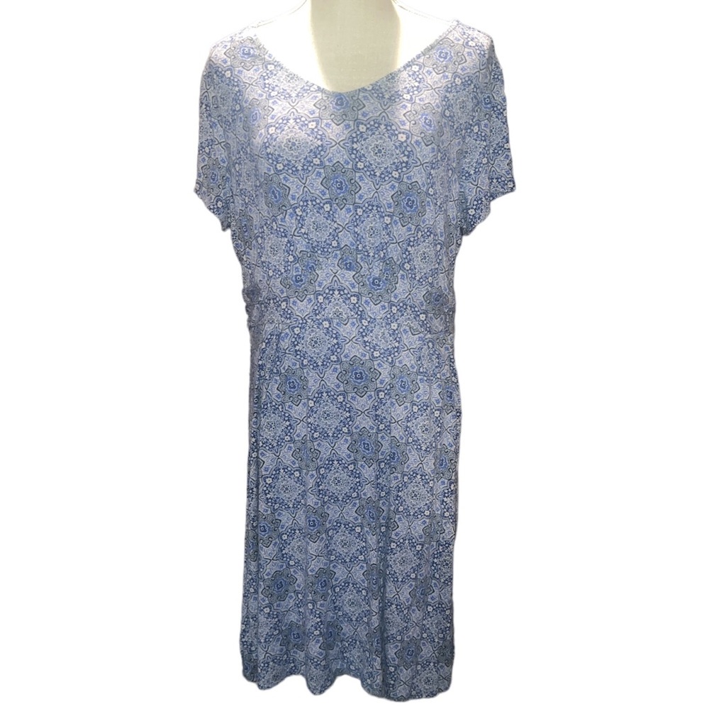 Blue floral dress size XXL Croft & Barrow